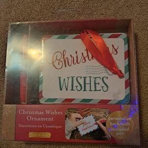Kate & Milo Christmas Wishes Ornament